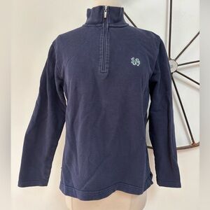 Vintage Cutter & Buck Notre Dame University navy blue quarter zip sweatshirt